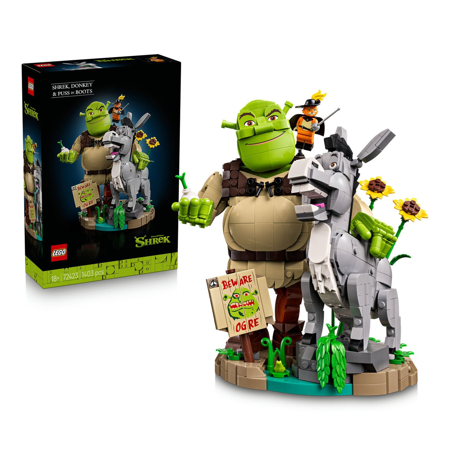 72423 Shrek, Donkey & Puss in Boots