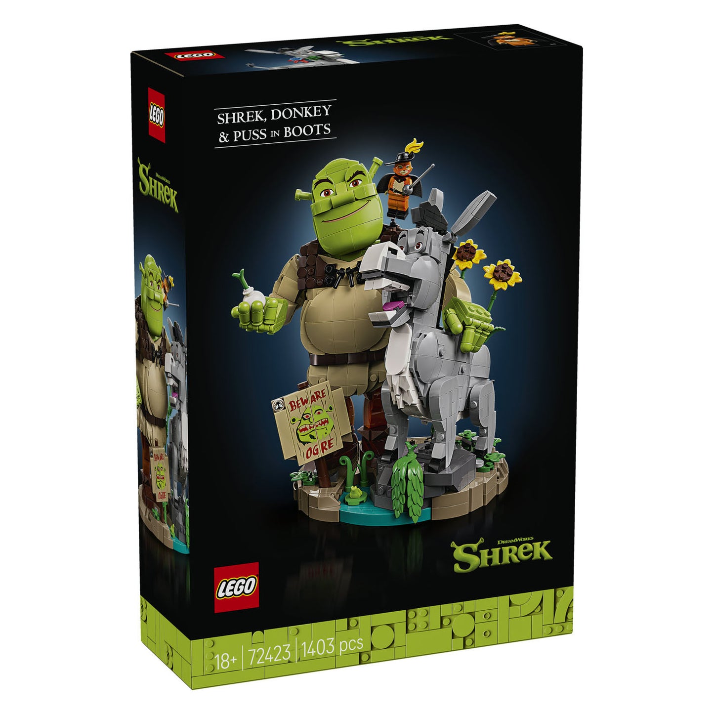 72423 Shrek, Donkey & Puss in Boots