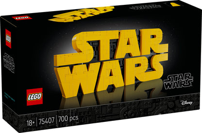 75407 LEGO® Star Wars™ Brick-Built Star Wars Logo Sign