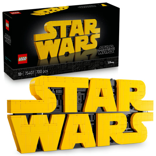 75407 LEGO® Star Wars™ Brick-Built Star Wars Logo Sign
