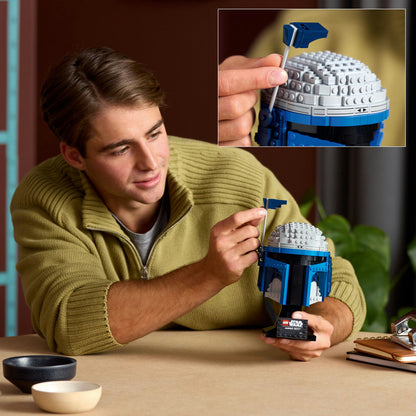 75408 LEGO® Star Wars™ Jango Fett™ Helmet, Buildable Model Kit for Adults