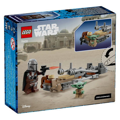 75436 LEGO Star Wars TM The Mandalorian & Grogu's Speeder Bike