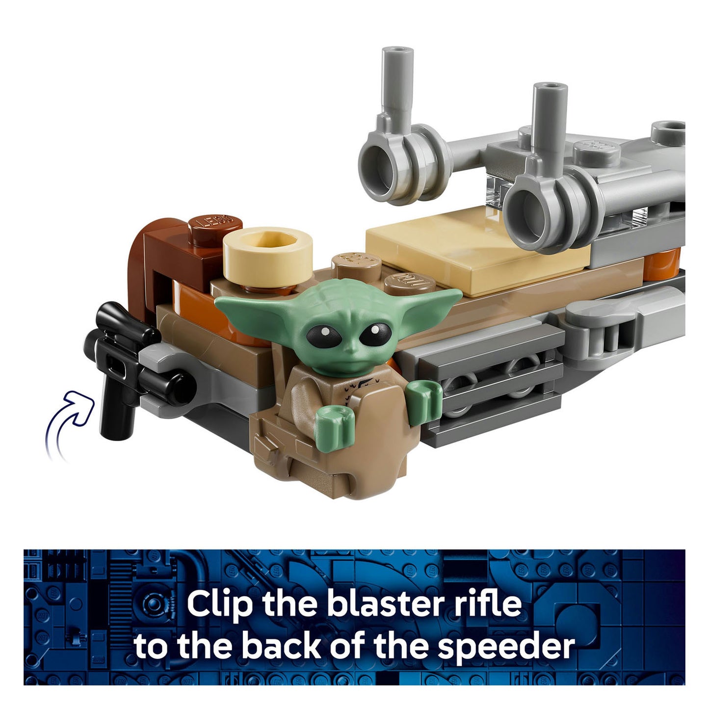 75436 LEGO Star Wars TM The Mandalorian & Grogu's Speeder Bike