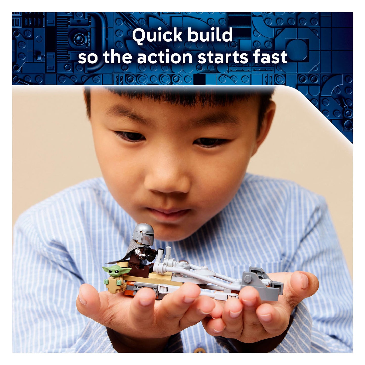 75436 LEGO Star Wars TM The Mandalorian & Grogu's Speeder Bike