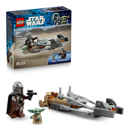 75436 LEGO Star Wars TM The Mandalorian & Grogu's Speeder Bike
