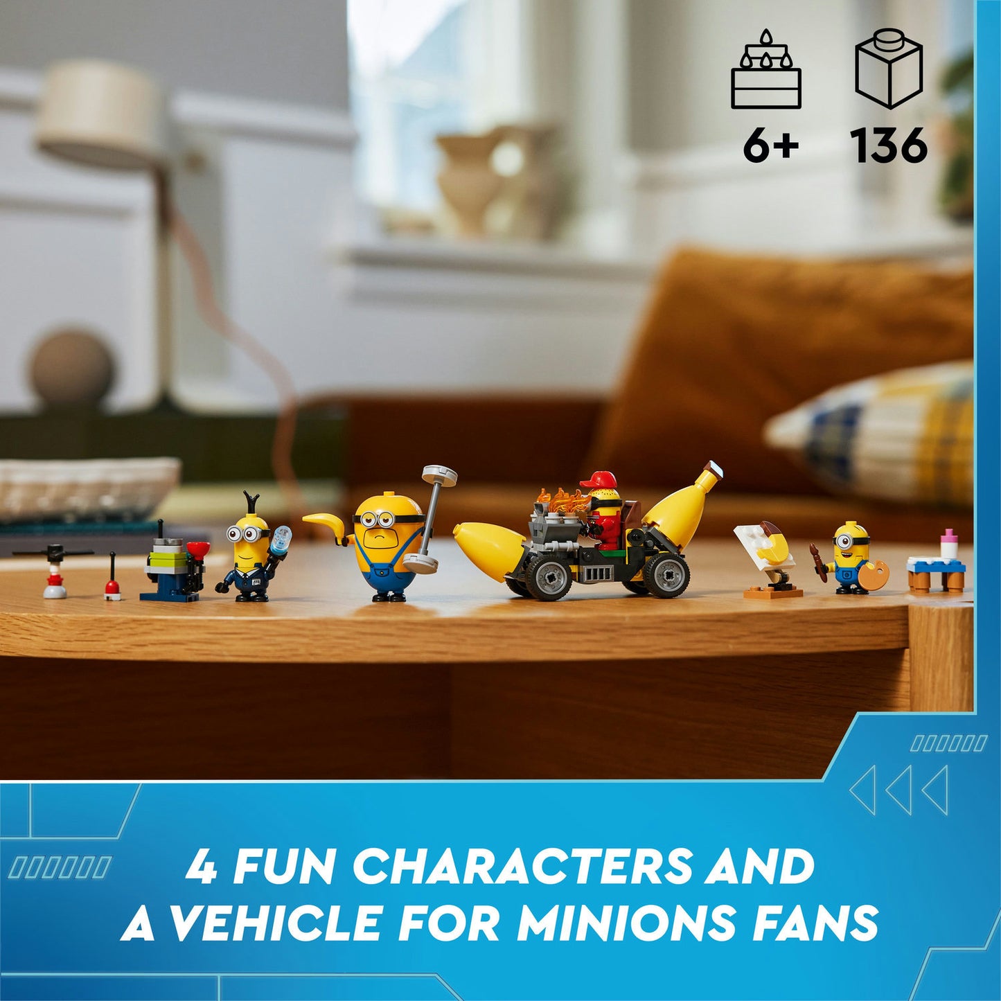 75580 LEGO Despicable Me Minions and Banana Car