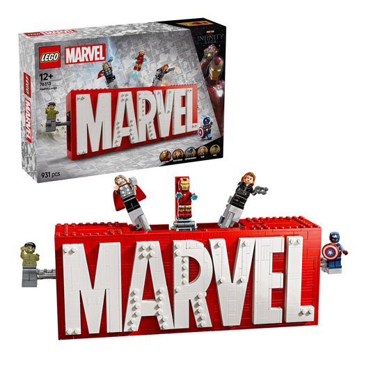 76313 LEGO Super Heroes MARVEL Logo & Minifigures