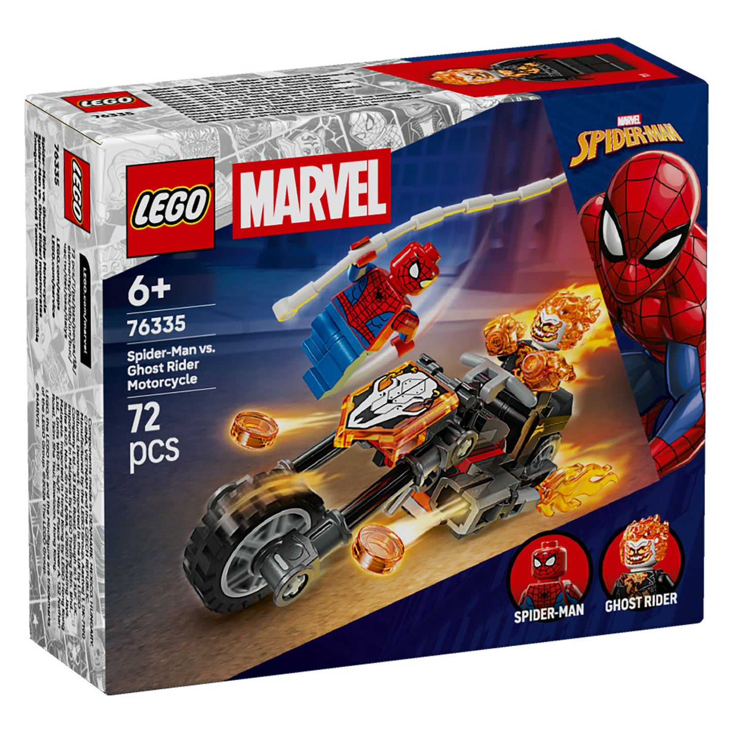 76335 LEGO Super Heroes Spider-Man vs. Ghost Rider Motorcycle