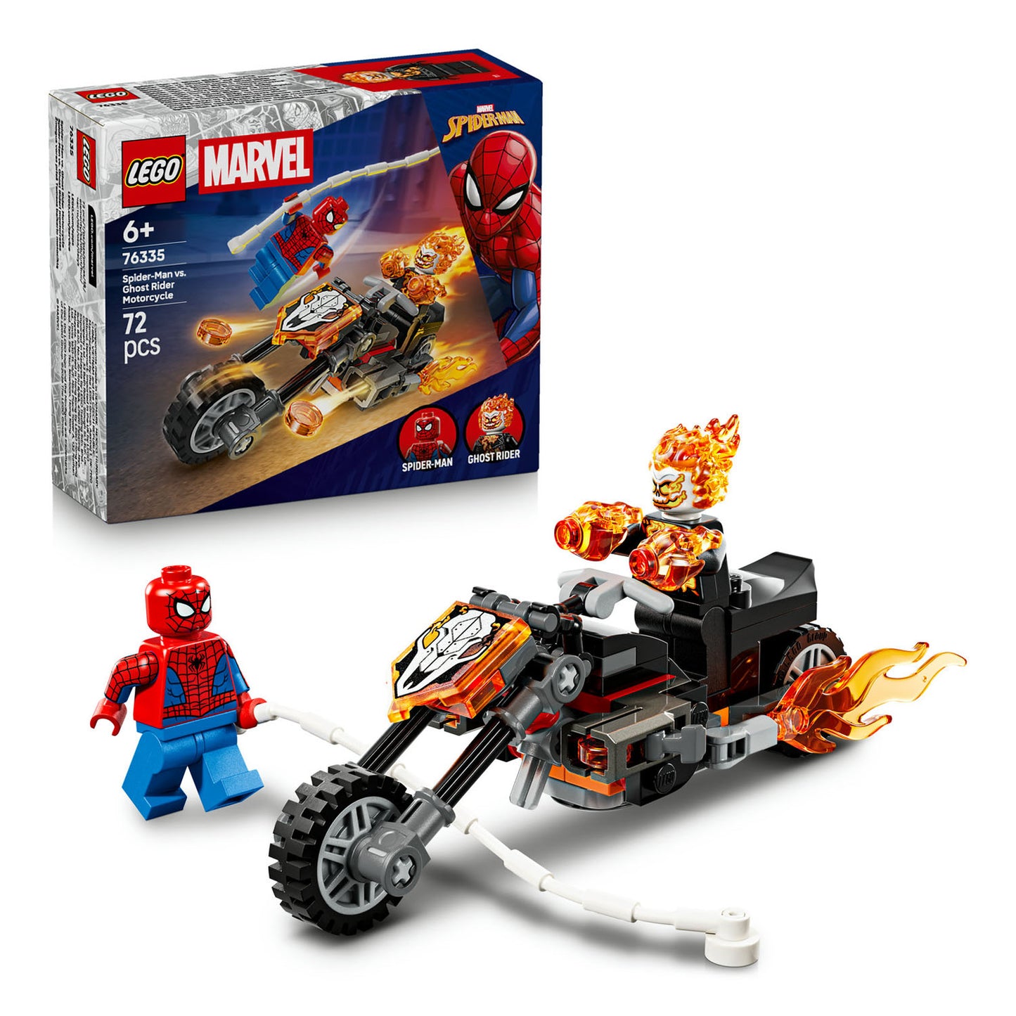76335 LEGO Super Heroes Spider-Man vs. Ghost Rider Motorcycle