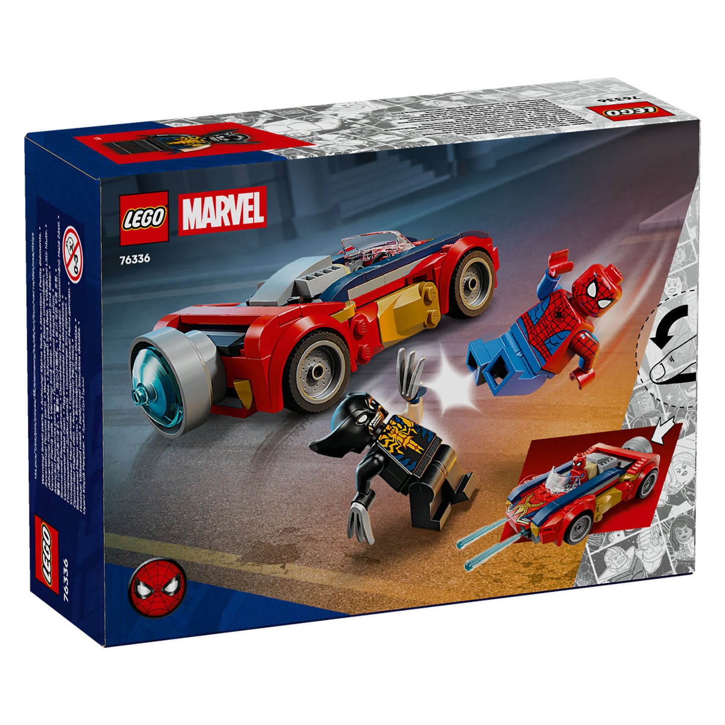 76336 LEGO Super Heroes Spider-Man Car vs. Venomized Wolverine