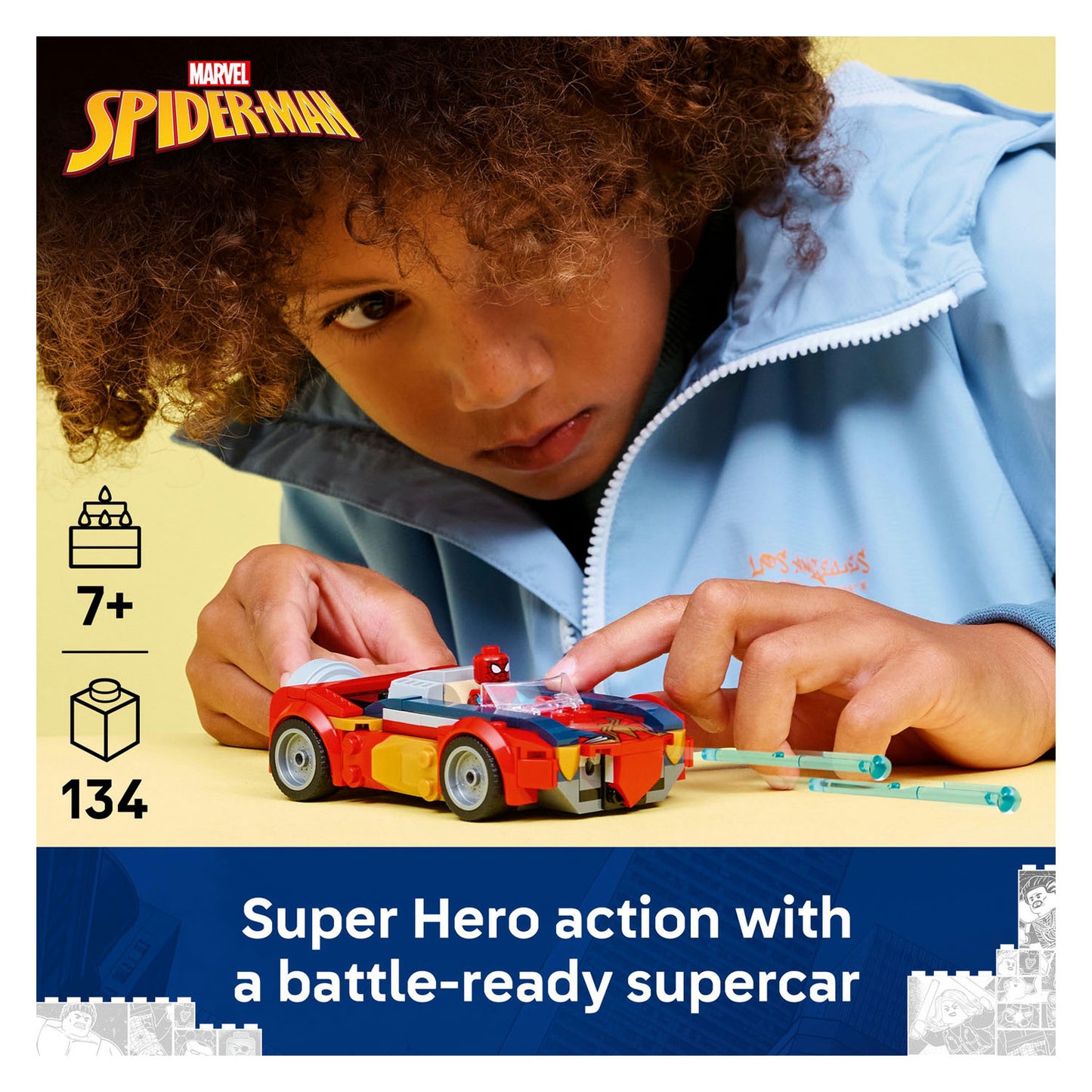 76336 LEGO Super Heroes Spider-Man Car vs. Venomized Wolverine