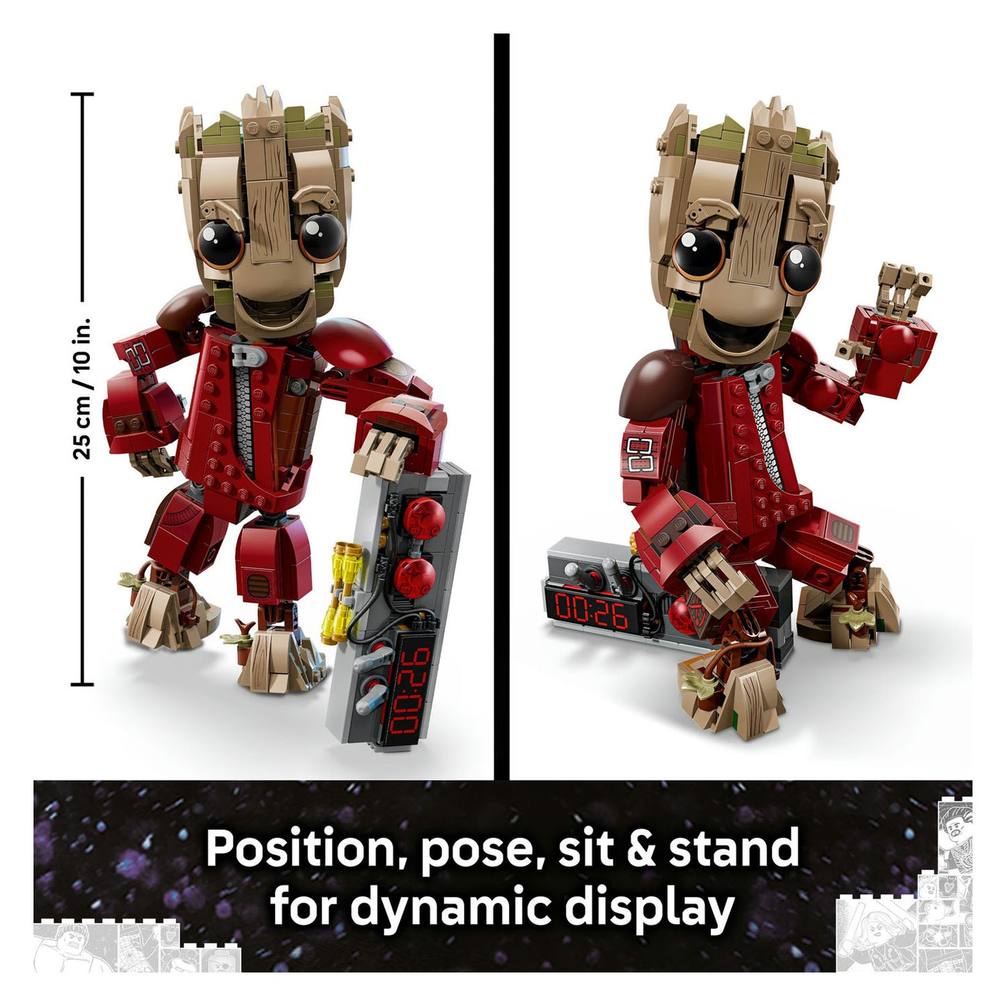 76341 LEGO Super Heroes Ravager Jumpsuit Groot