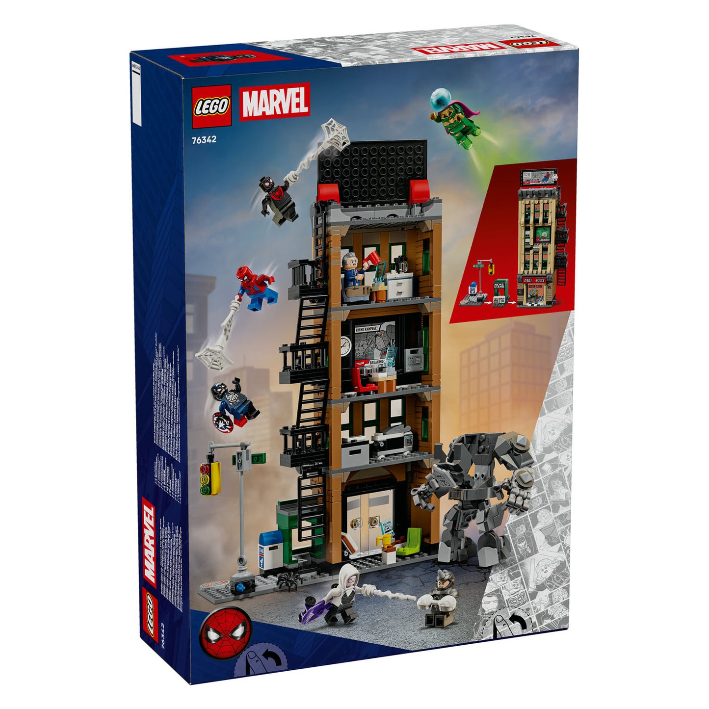 76342 LEGO Super Heroes Spider-Man vs. Mysterio: The Daily Bugle