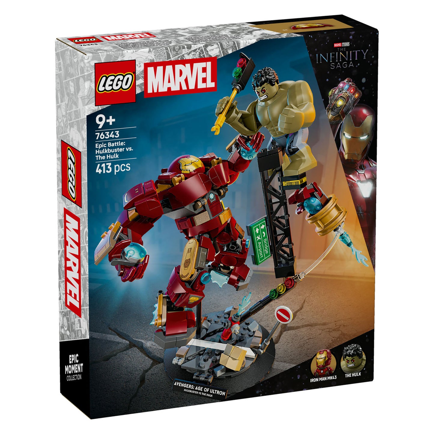 76343 LEGO Super Heroes Epic Battle: Hulkbuster vs. The Hulk