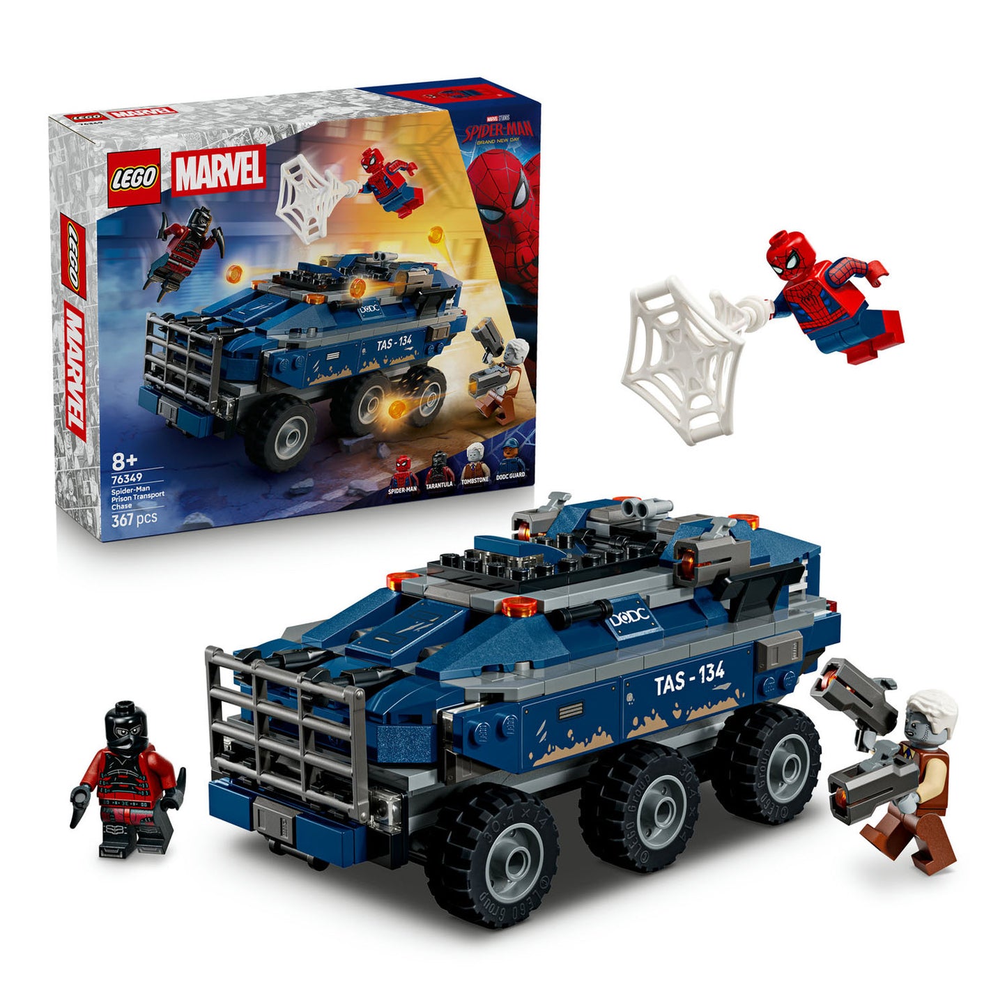 76349 Spider-Man Prison Transport Chase