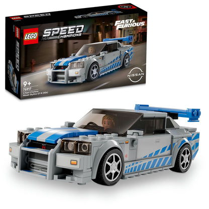 76917 LEGO Speed Champions 2 Fast 2 Furious Nissan Skyline GT R (R34)