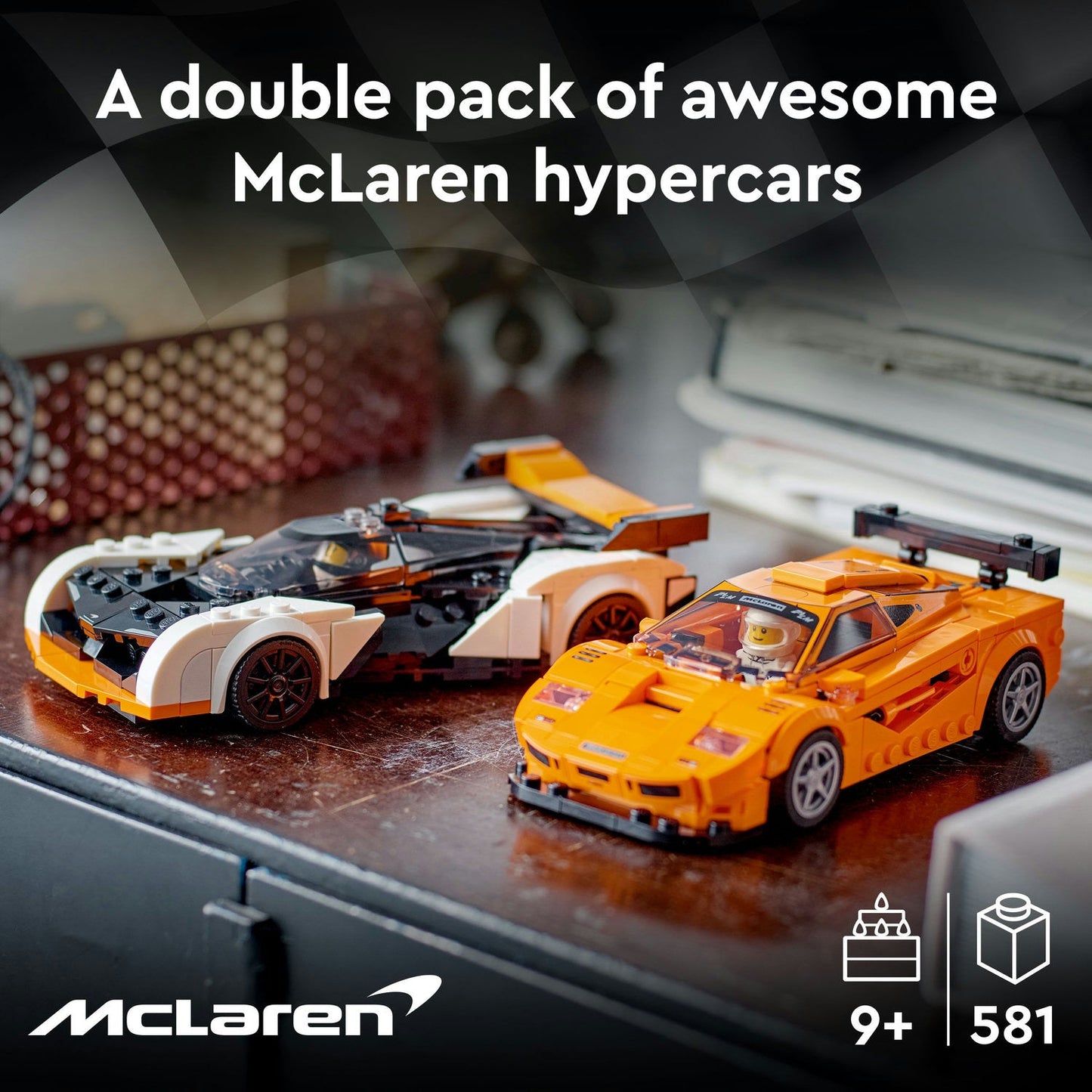 76918 LEGO Speed Champions McLaren Solus GT & McLaren F1 LM