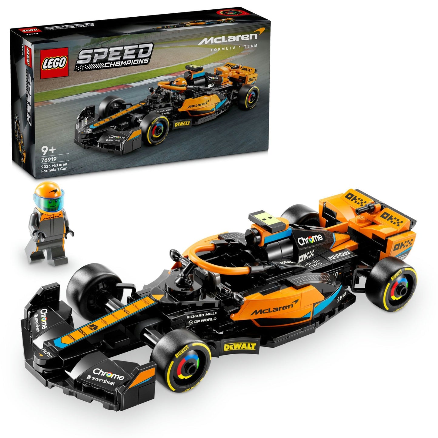 76919 LEGO Speed Champions 2023 McLaren Formula 1 Race Car