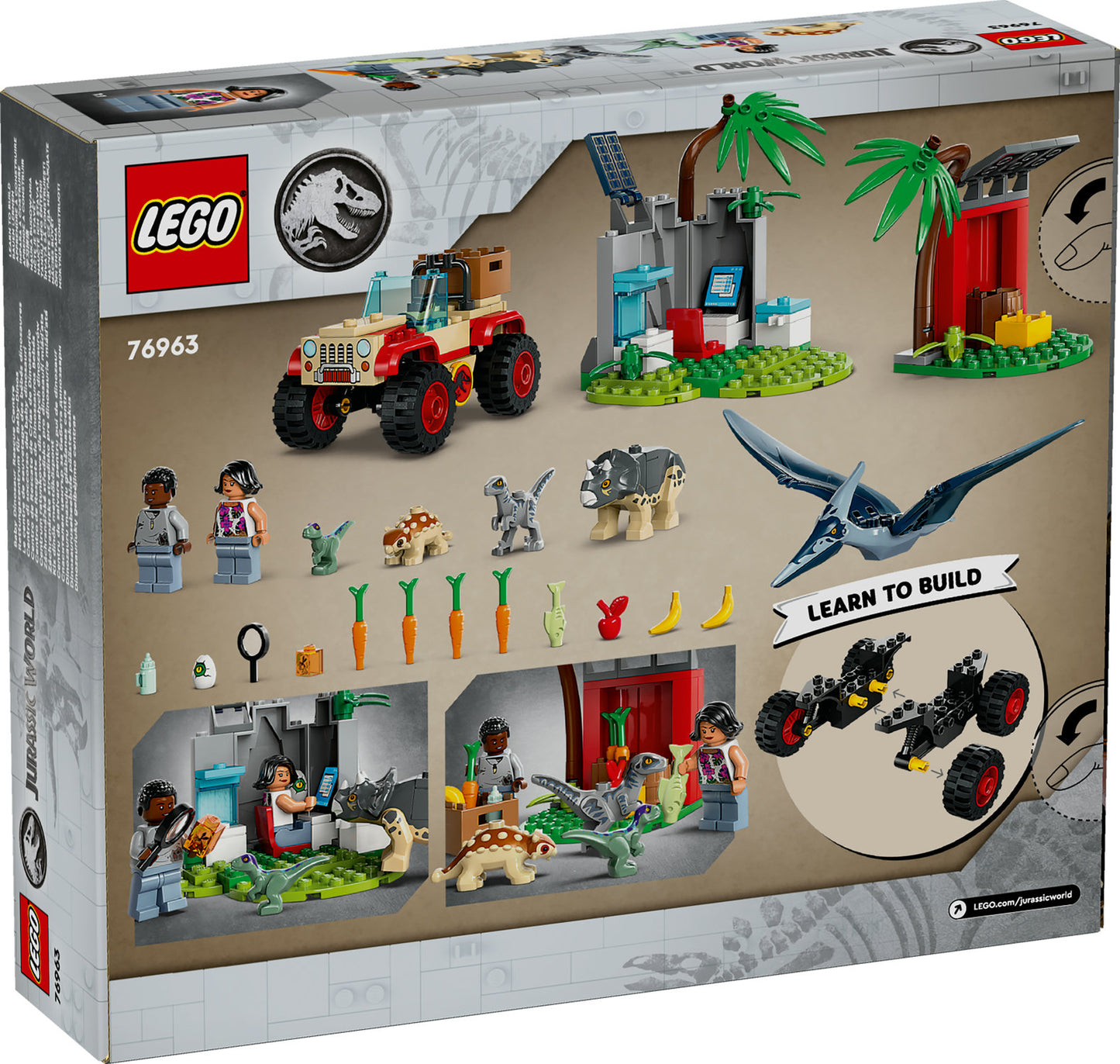 76963 LEGO Jurassic World Baby Dinosaur Rescue Center