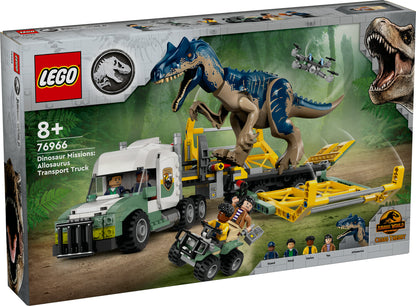 76966 LEGO Jurassic World Dinosaur Missions: Allosaurus Transport Truck