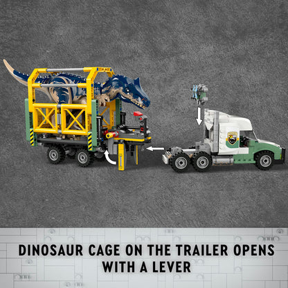 76966 LEGO Jurassic World Dinosaur Missions: Allosaurus Transport Truck