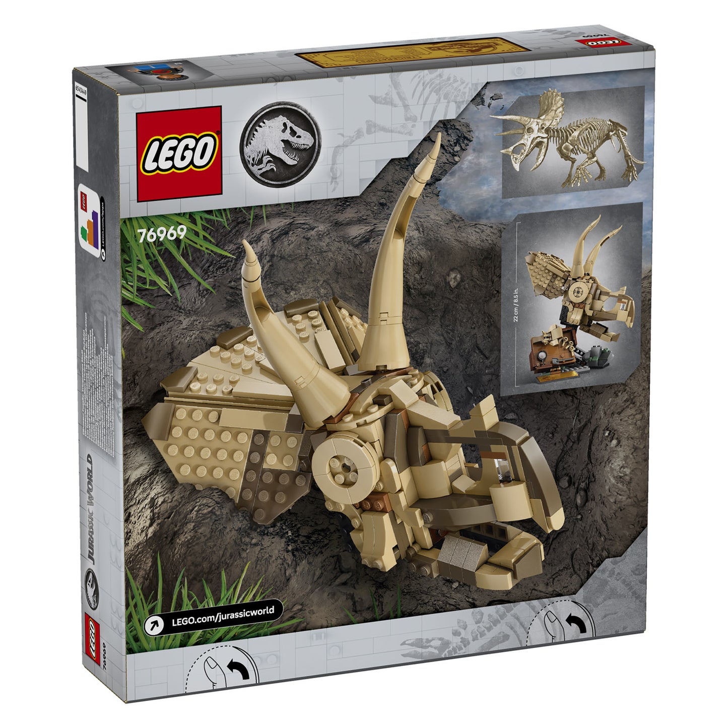 76969 LEGO Jurassic World Dinosaur Fossils: Triceratops Skull