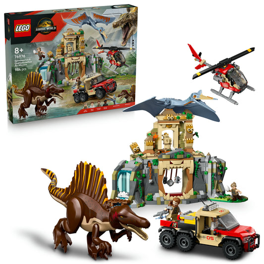 76976 LEGO Jurassic World Spinosaurus & Quetzalcoatlus Air Mission