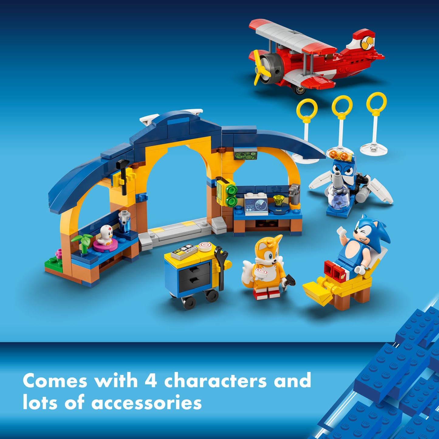 76991 LEGO Sonic Tails' Workshop and Tornado Plane