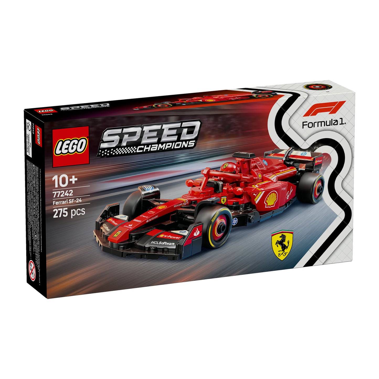 77242 LEGO Speed Champions Ferrari SF-24 F1 Race Car Driver Set