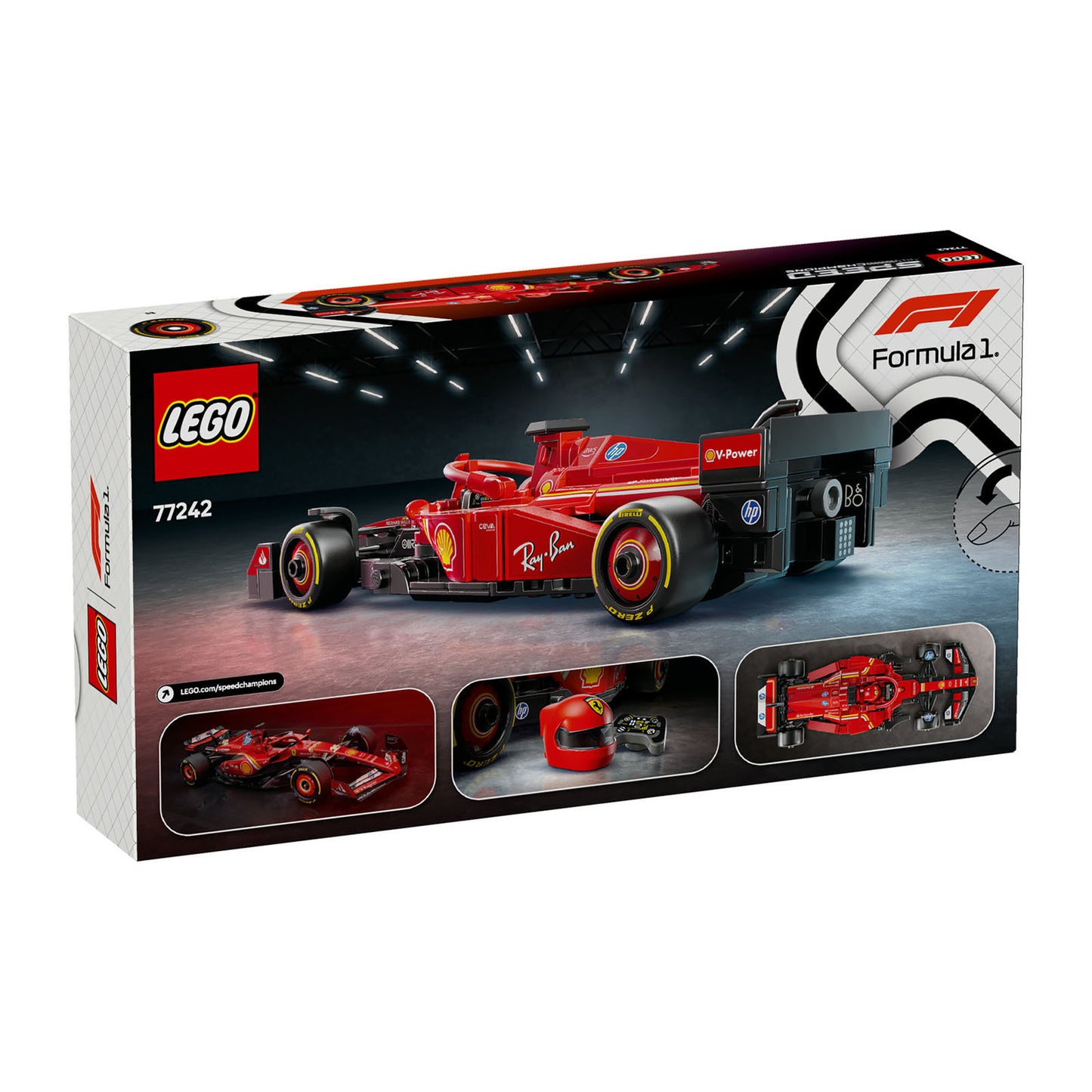 77242 LEGO Speed Champions Ferrari SF-24 F1 Race Car Driver Set