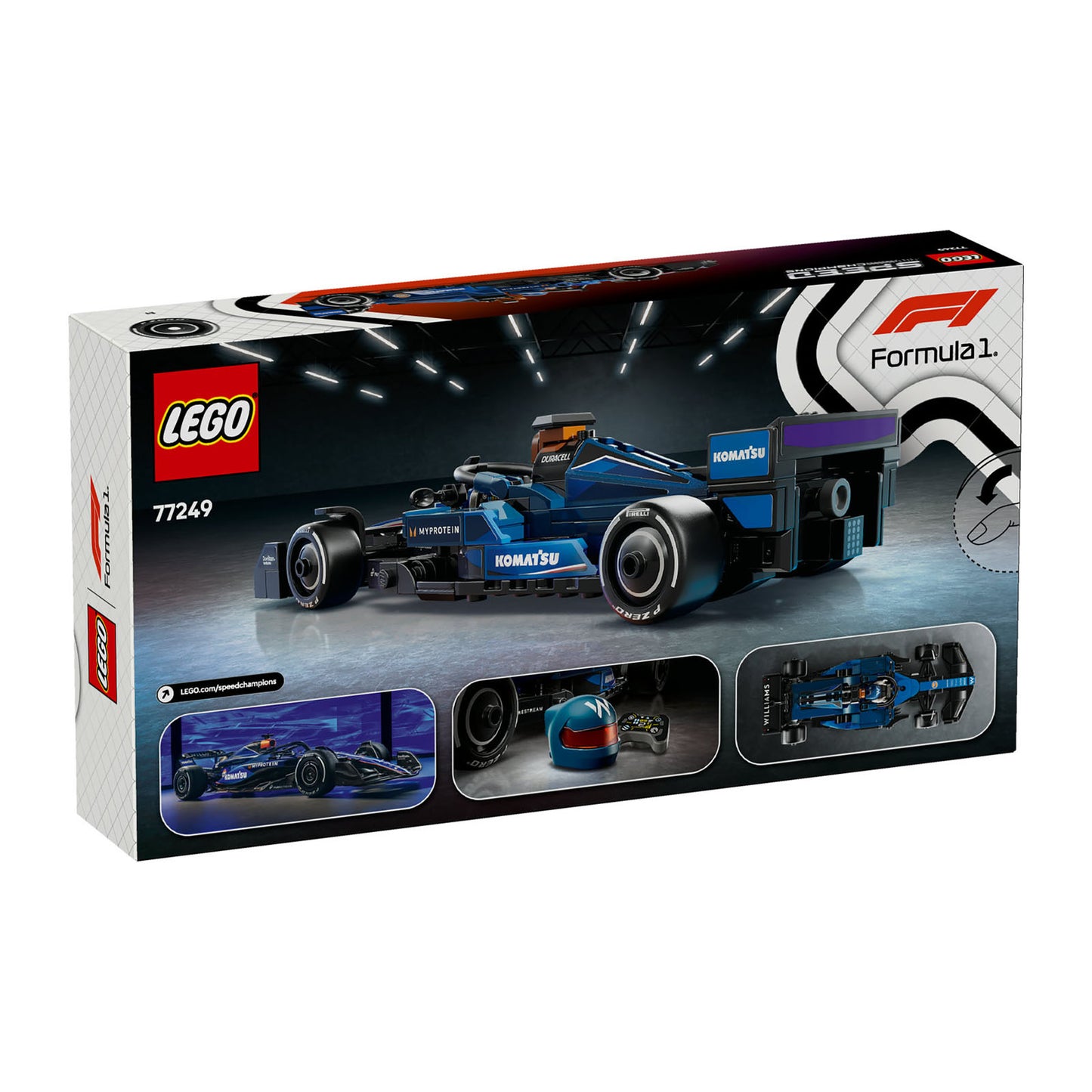 77249 LEGO Speed Champions Williams Racing FW46 F1 Race Car Vehicle Set