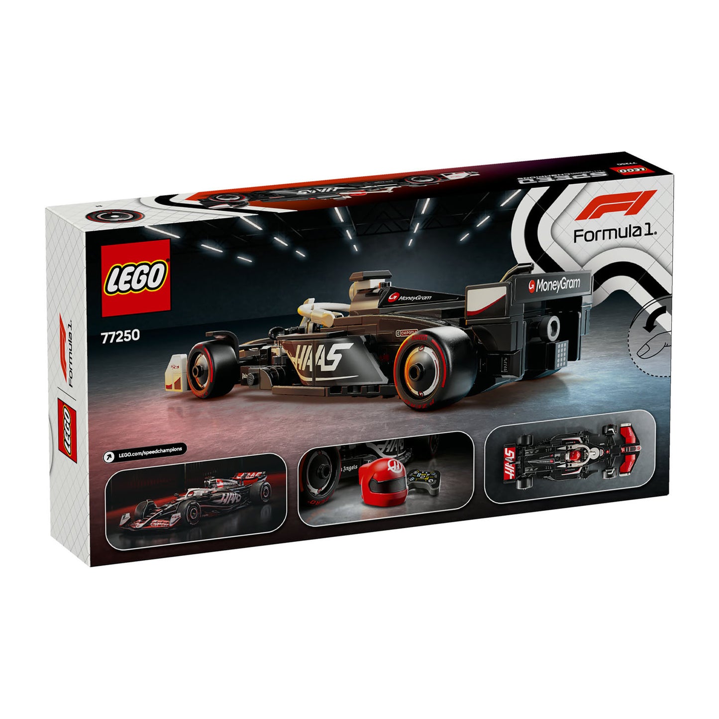 77250 LEGO Speed Champions MoneyGram Haas F1 Team VF-24 Race Car Toy Vehicle