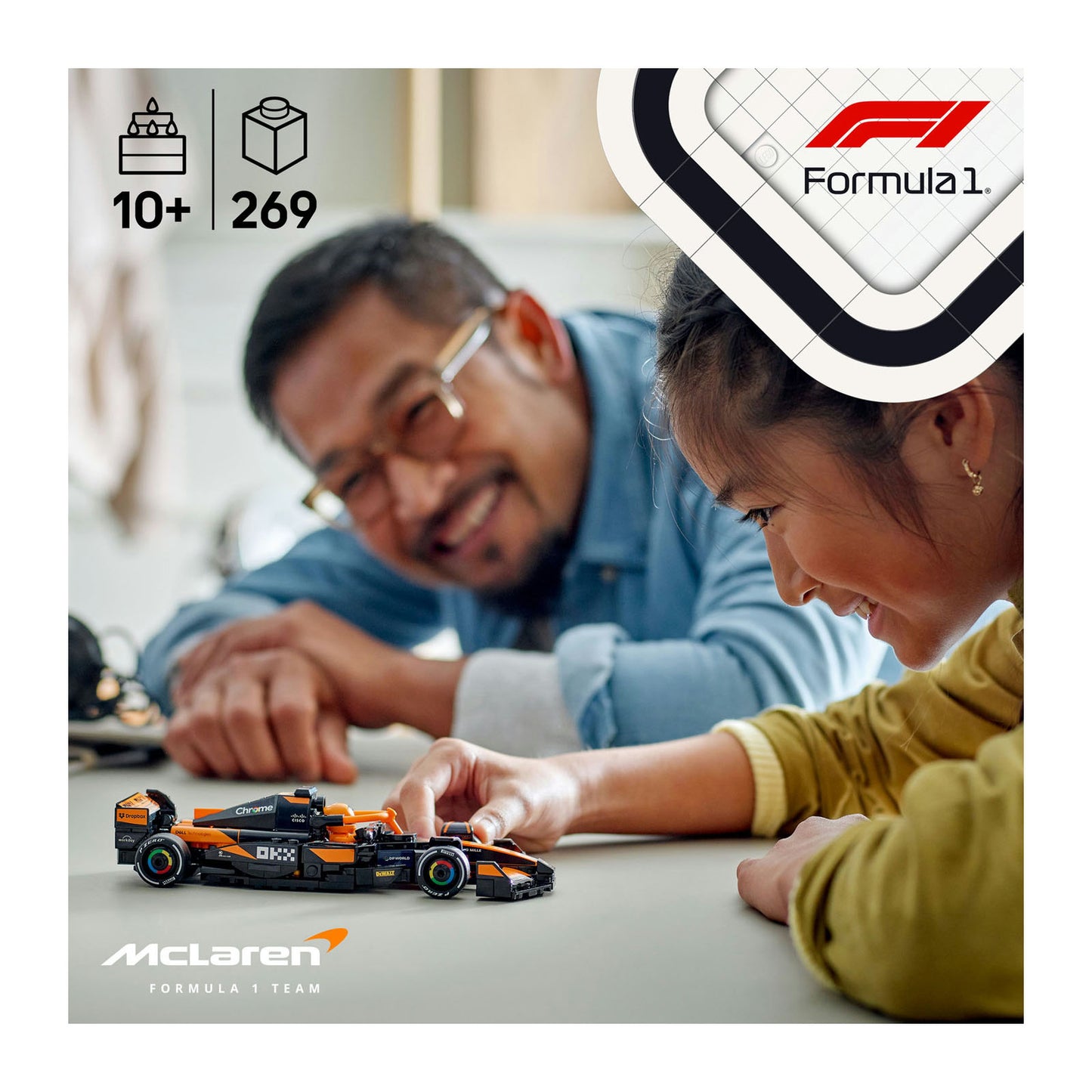77251 LEGO Speed Champions McLaren F1 Team MCL38 Race Car Vehicle Set