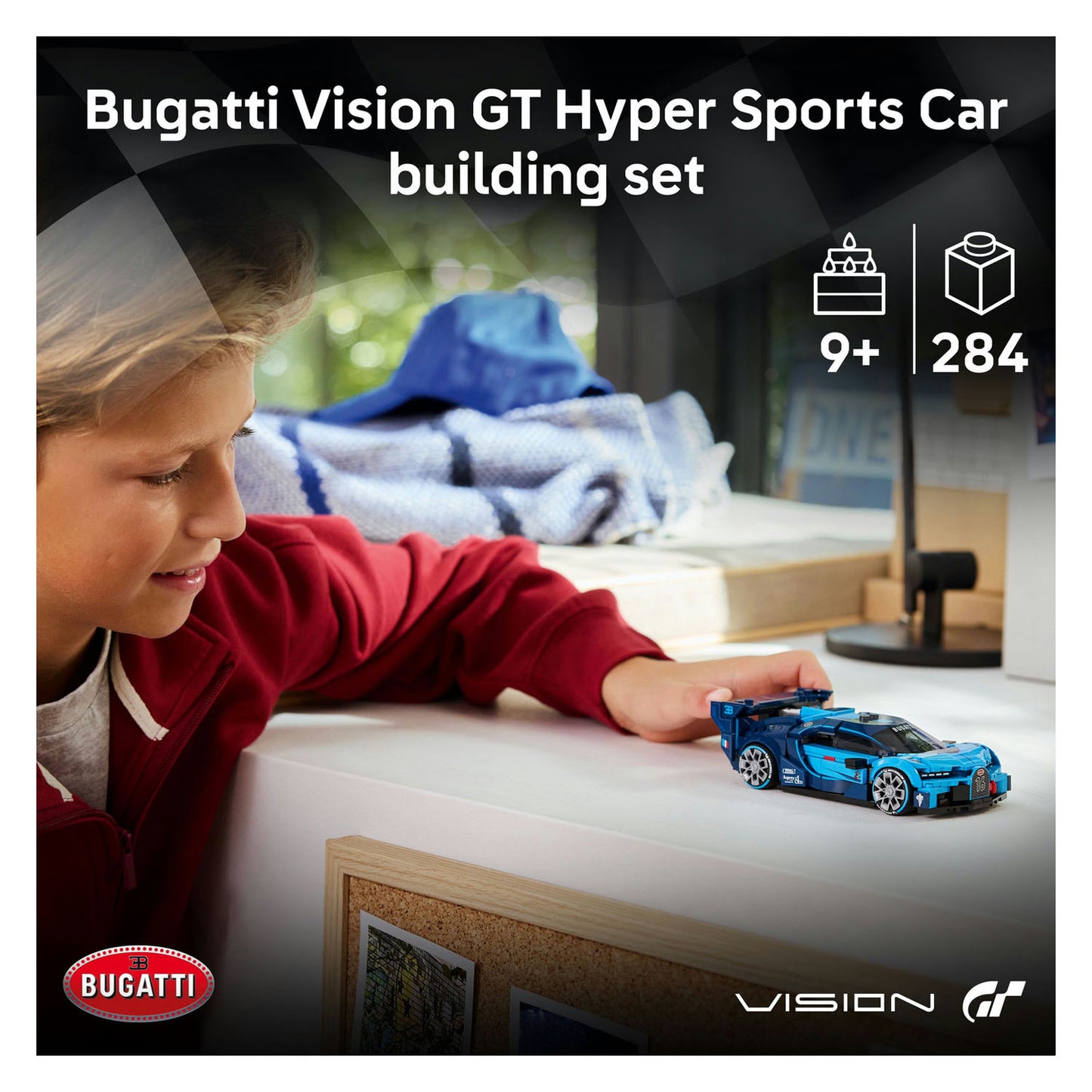 77253 LEGO Speed Champions Bugatti Vision GT Hyper Sports Car