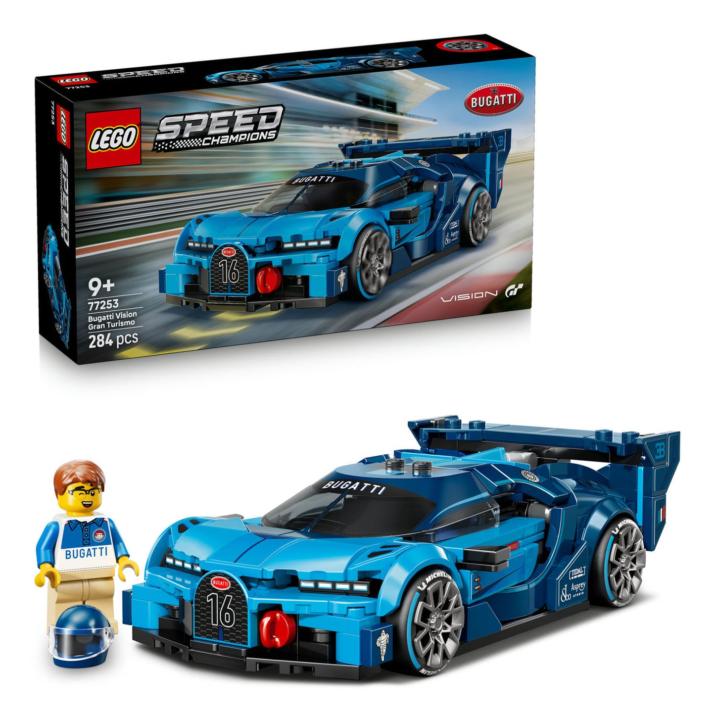 77253 LEGO Speed Champions Bugatti Vision GT Hyper Sports Car