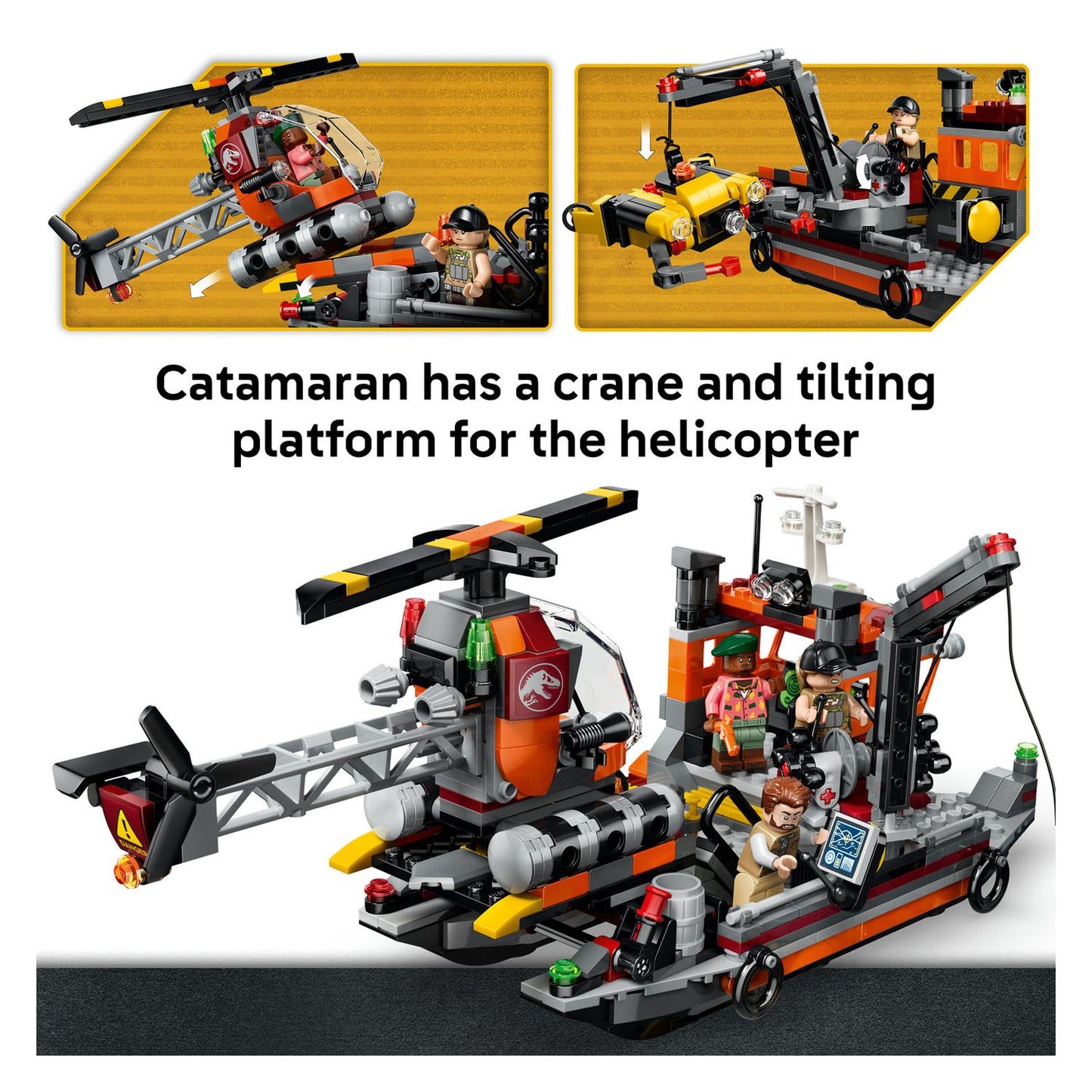 77983 Mosasaurus Dinosaur Boat Attack