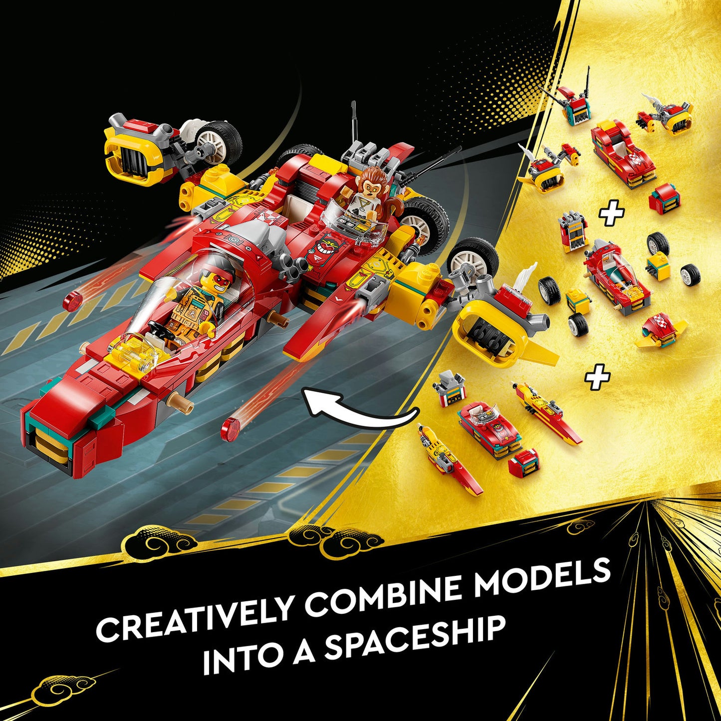 80050 LEGO Monkie Kid Creative Vehicles