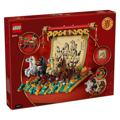 80119 LEGO Chinese Festivals Galloping Horses Canvas