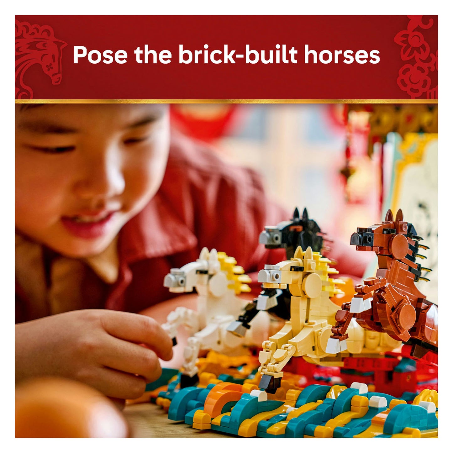 80119 LEGO Chinese Festivals Galloping Horses Canvas