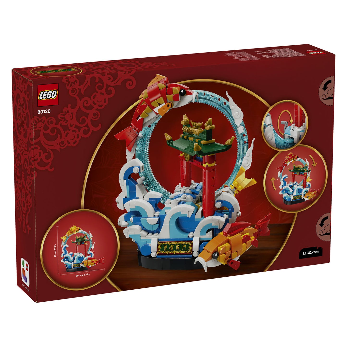 80120 Prosperity Carp Leaping