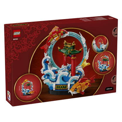 80120 Prosperity Carp Leaping