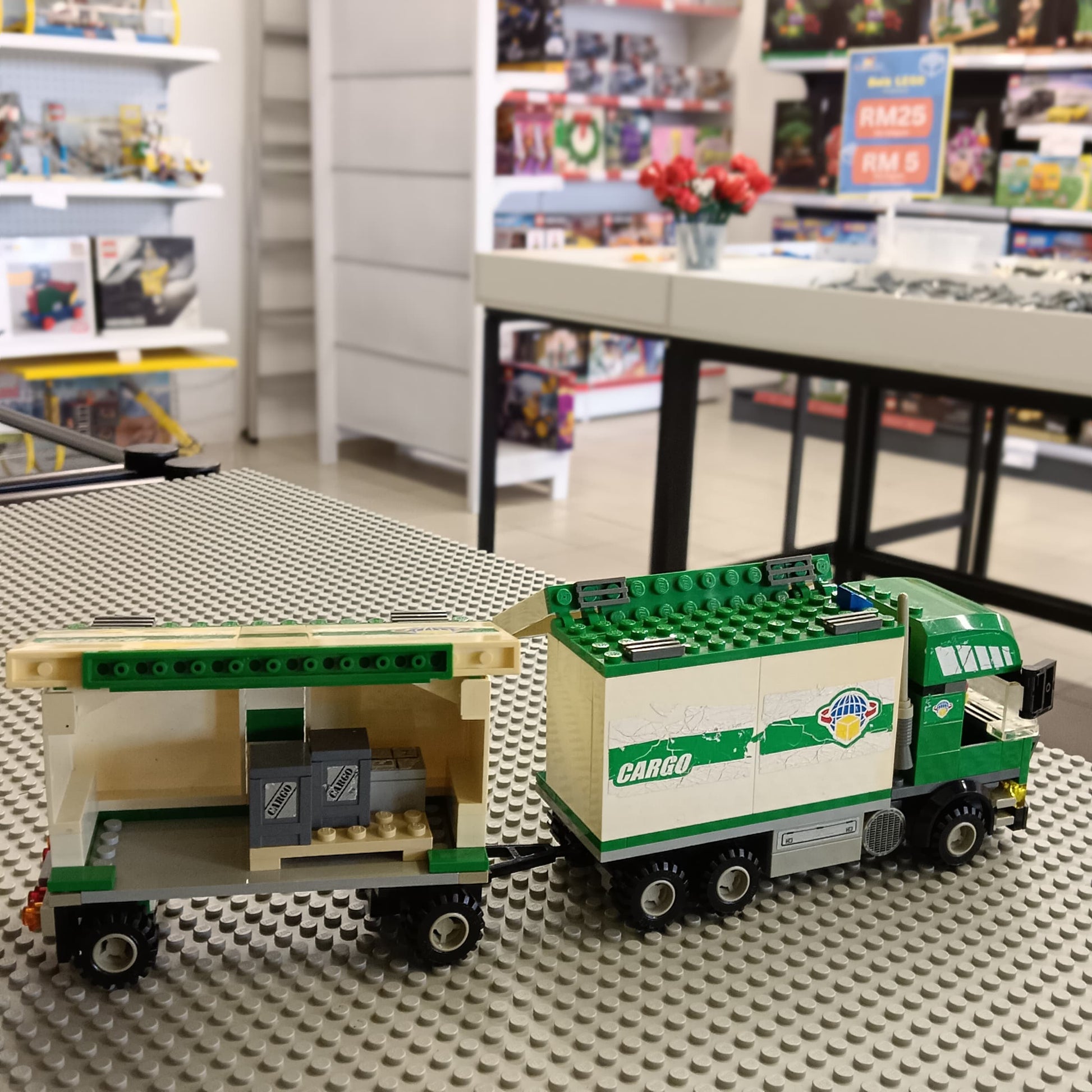 LEGO 7733 Truck & Forklift – Brickem LEGO Online Store